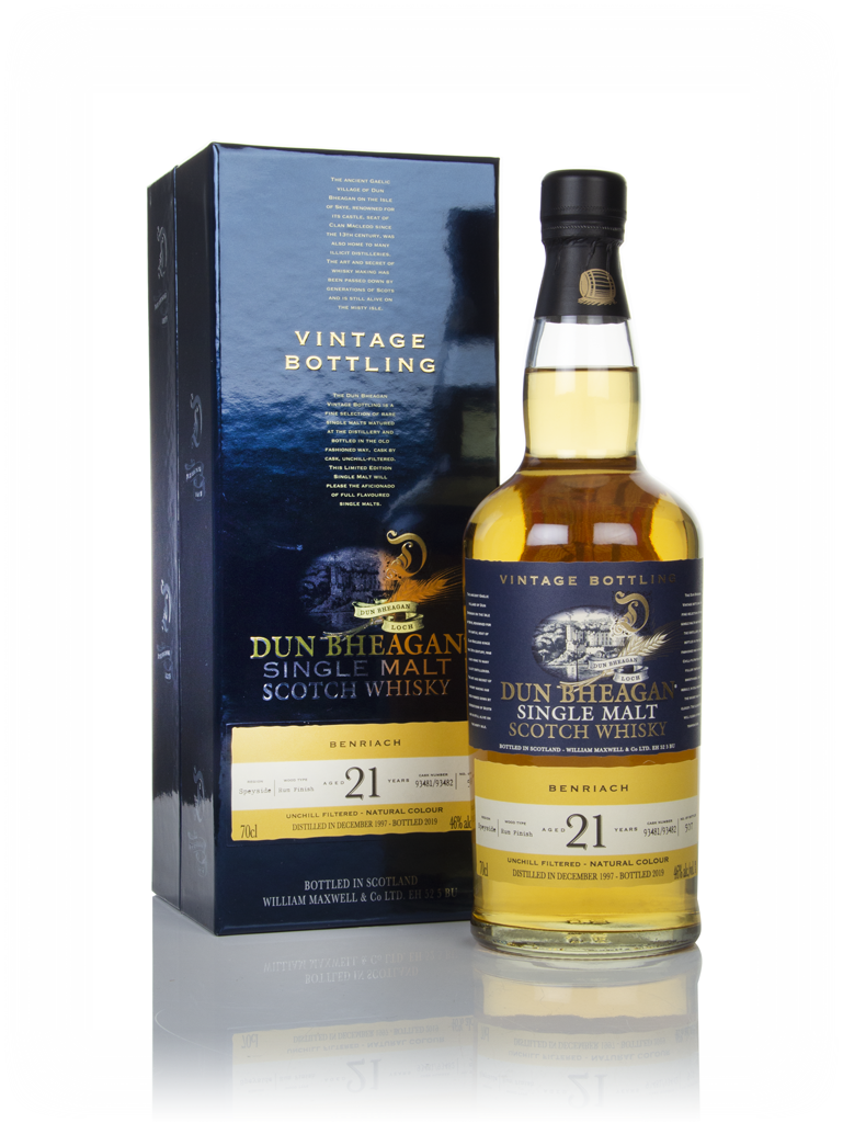 BenRiach 21 Year Old 1997 (casks 93481 & 93482) - Dun Bheagan (Ian Macleod) 70cl product image