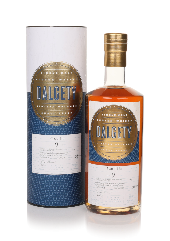 Caol Ila 9 Year Old 2014 (cask 303408 & 303410) - Dalgety (Hannah Whisky Merchants) 70cl product image
