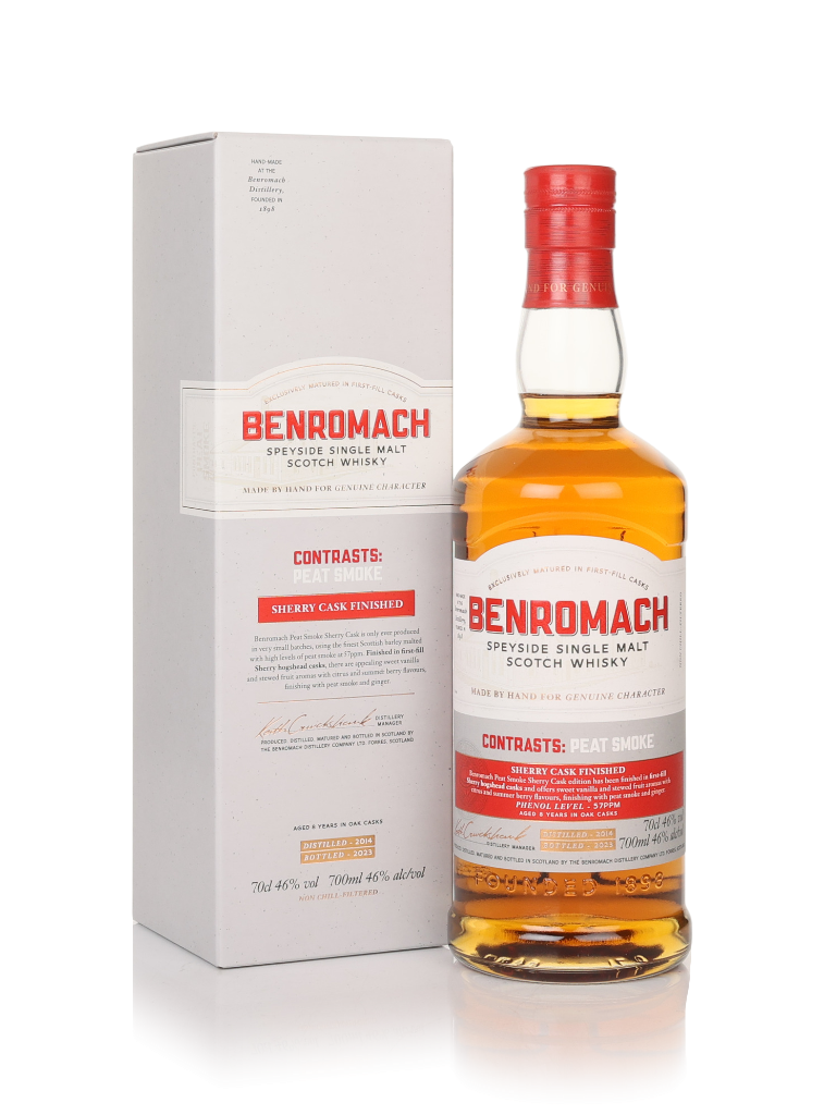Benromach Peat Smoke Sherry Cask Matured 2014 (bottled 2023) 70cl product image