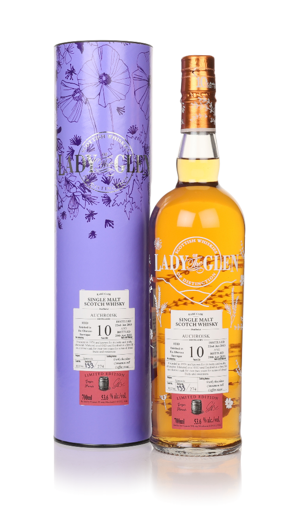 Auchroisk 10 Year Old 2013 (cask 802246) - Lady of the Glen (Hannah Whisky Merchants) 70cl product image