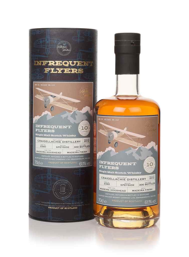 Craigellachie 10 Year Old 2012 (cask 2340) - Infrequent Flyers (Alistair Walker) 70cl product image