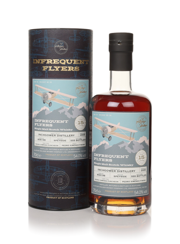 Inchgower 15 Year Old 2008 (cask 806198) - Infrequent Flyers (Alistair Walker) 70cl product image