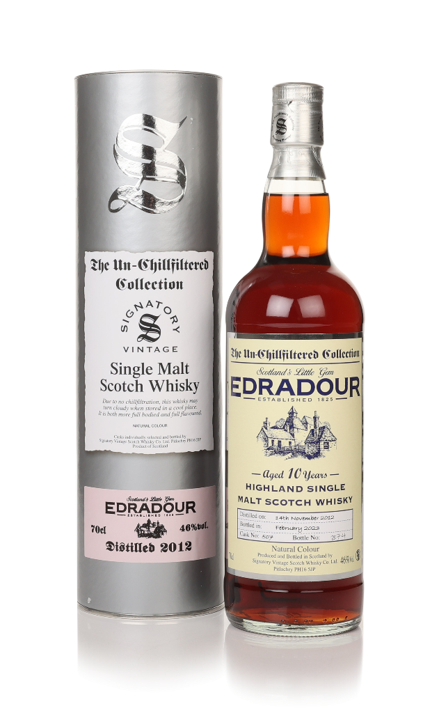 Edradour 10 Year Old 2012 (cask 507) - Un-Chilfiltered Collection (Signatory) 70cl product image