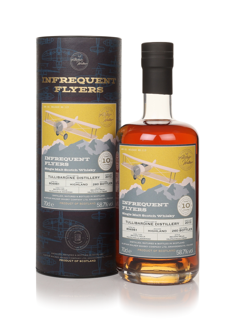 Tullibardine 10 Year Old 2012 (cask 804981) - Infrequent Flyers (Alistair Walker) 70cl product image