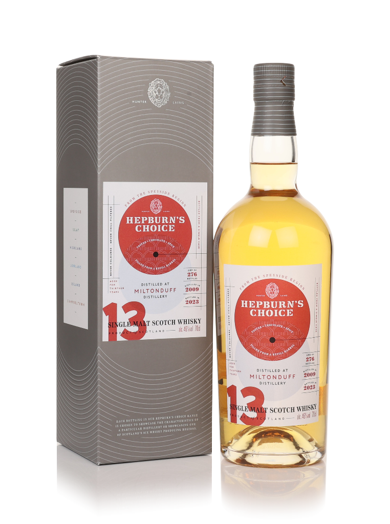 Miltonduff 13 Year Old 2009 - Hepburn's Choice (Langside) 70cl product image