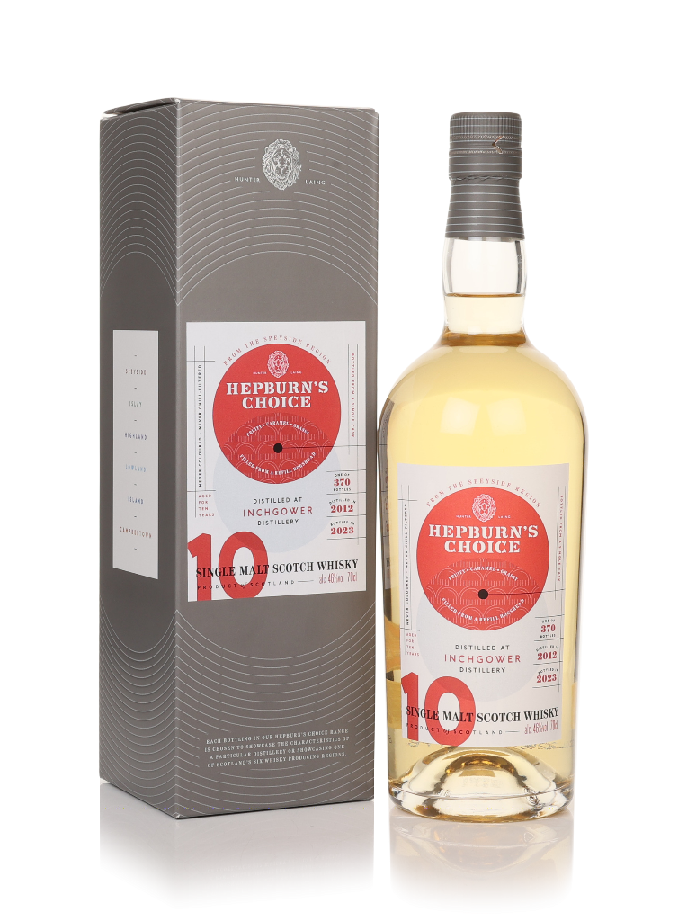 Inchgower 10 Year Old 2012 - Hepburn's Choice 70cl product image
