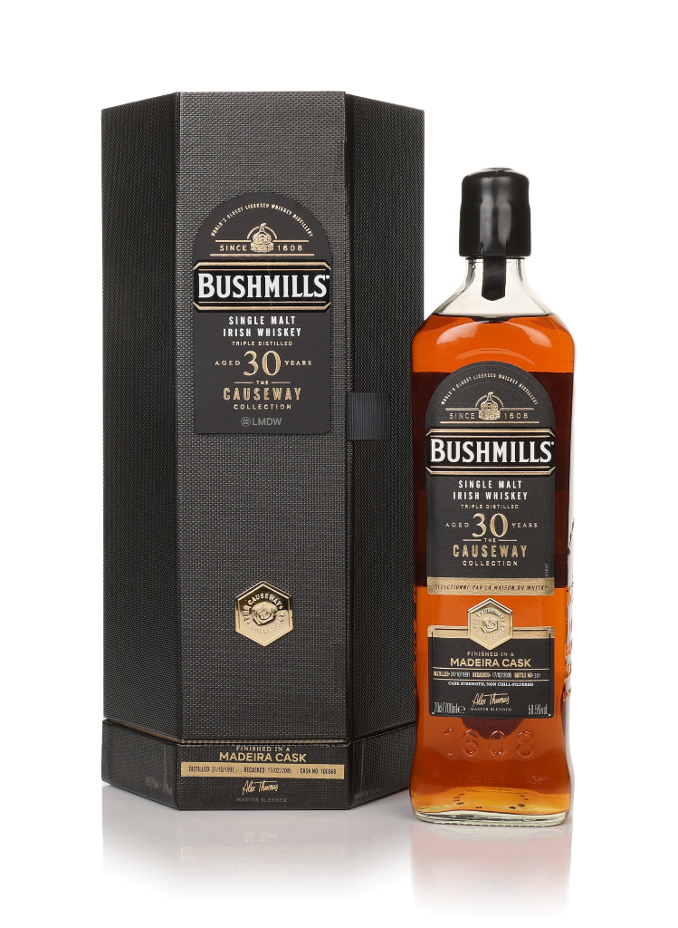 Bushmills 30 Year Old 1991 Madeira Cask Finish - The Causeway Collection 70cl product image