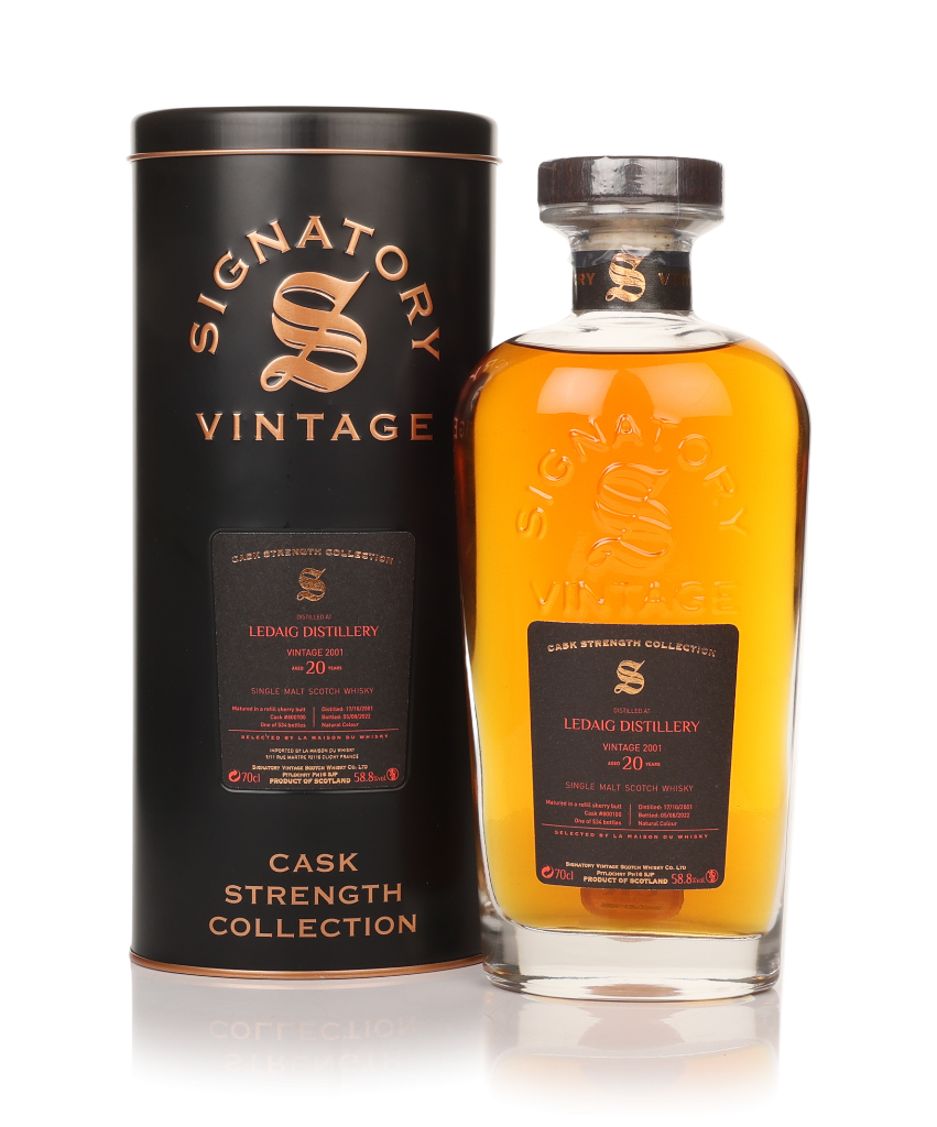 Ledaig 20 Year Old 2001 (cask 800100) - Cask Strength Collection (Signatory) 70cl product image
