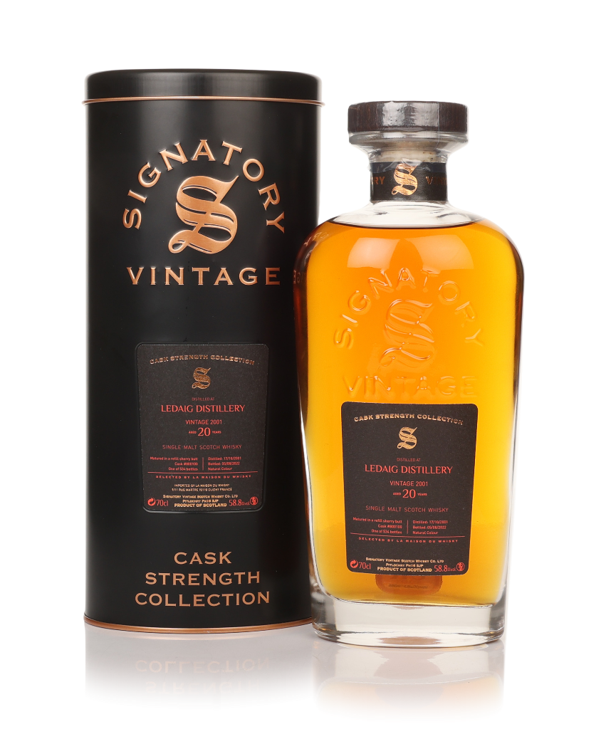 Ledaig 20 Year Old 2001 (cask 800100) - Cask Strength Collection (Signatory) 70cl product image