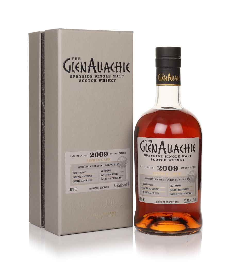 GlenAllachie 13 Year Old 2009 (cask 804970) - PX Hogshead 70cl product image