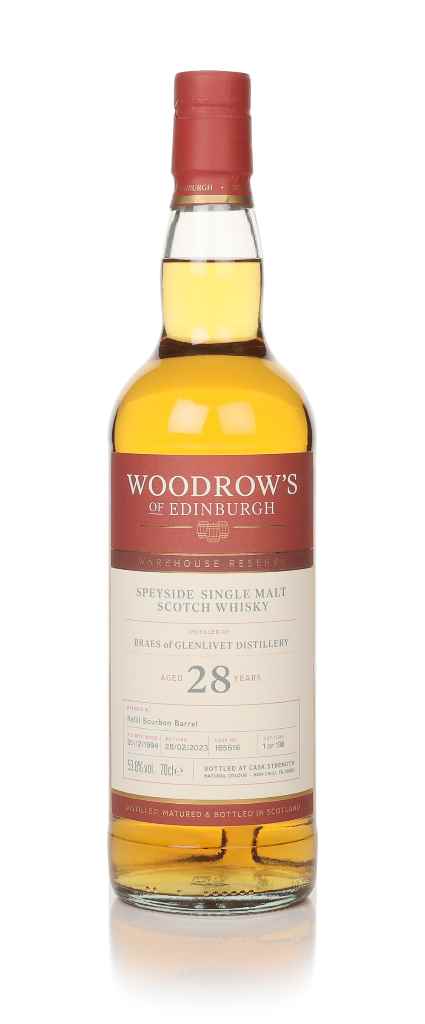 Braes of Glenlivet 28 Year Old  1994 (Cask 165616) - Woodrow's of Edinburgh 70cl product image