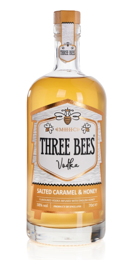 THREE BEES - Salted Caramel & Honey Vodka 70cl product image