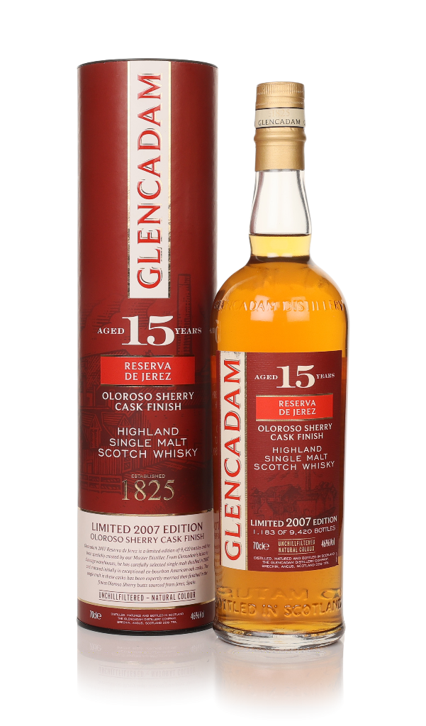 Glencadam 15 Year Old 2007 Reserva de Jerez 70cl product image