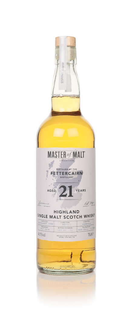 Fettercairn 21 Year Old 1996 Single Cask (Master of Malt) 70cl product image