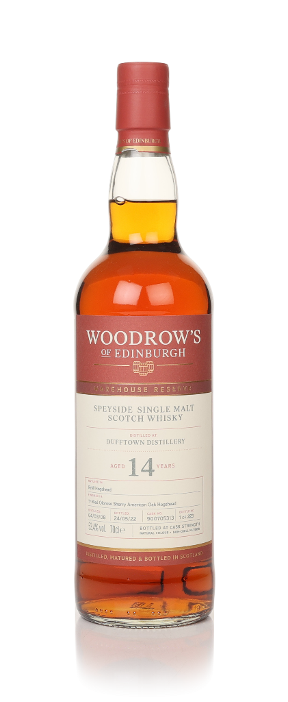 Dufftown 14 Year Old 2008 (cask 900705313) - Woodrow's of Edinburgh 70cl product image