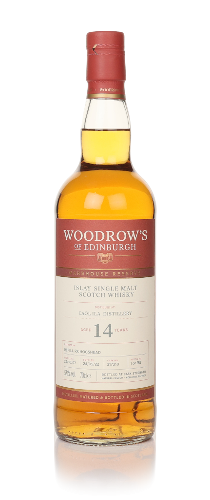 Caol Ila 14 year Old 2007 (cask 317310) - Woodrow's of Edinburgh 70cl product image