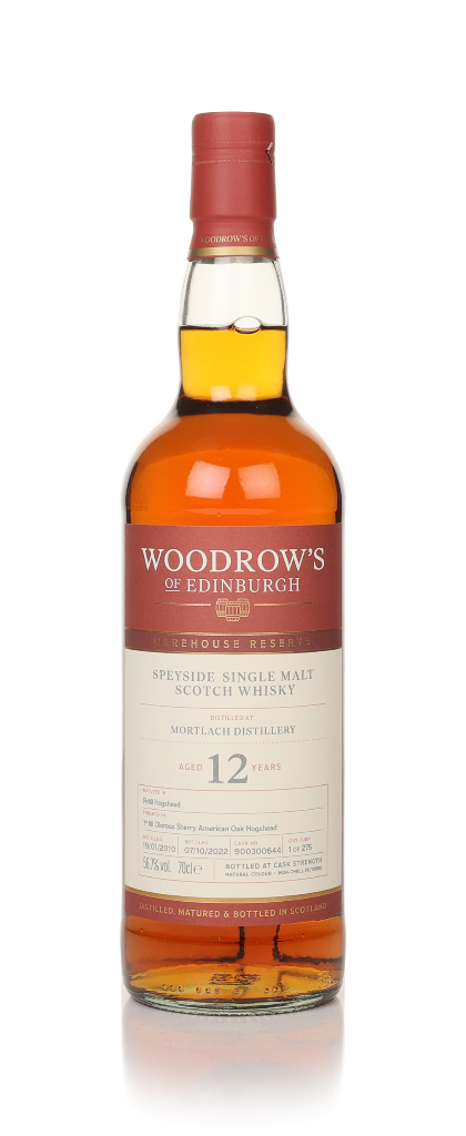 Mortlach 12 Year Old 2010 (cask 900300644) - Woodrow's of Edinburgh 70cl product image