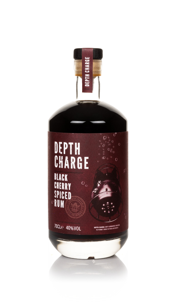 Depth Charge Black Cherry Spiced Rum 70cl product image