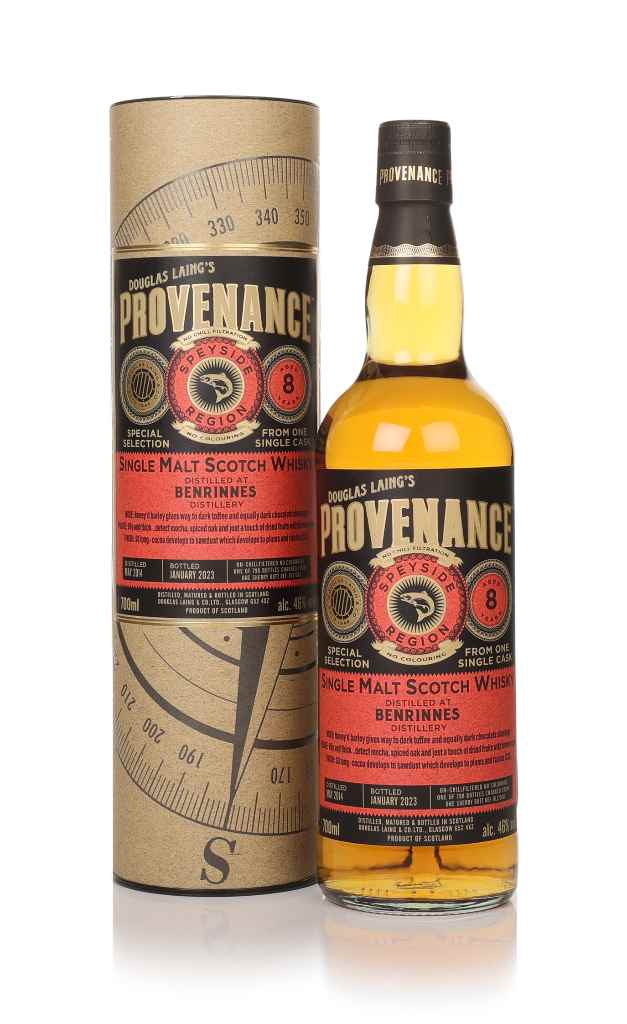 Benrinnes 8 Year Old 2014 (cask 17040) - Provenance (Douglas Laing) 70cl product image