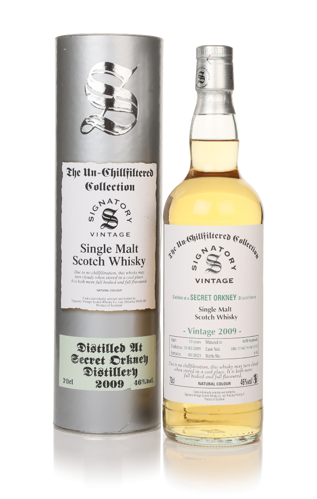 Unnamed Orkney 13 Year Old 2009 (casks DRU17/A67 9+10+13+21) - Un-Chillfiltered Collection (Signatory) 70cl product image