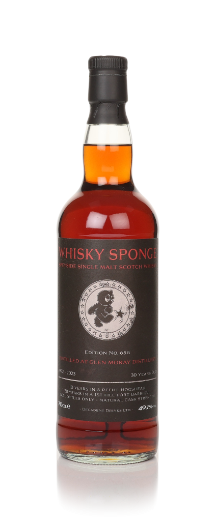 Glen Moray 30 Year Old 1992 - Edition No.65B (Whisky Sponge & Decadent Drinks) 70cl product image