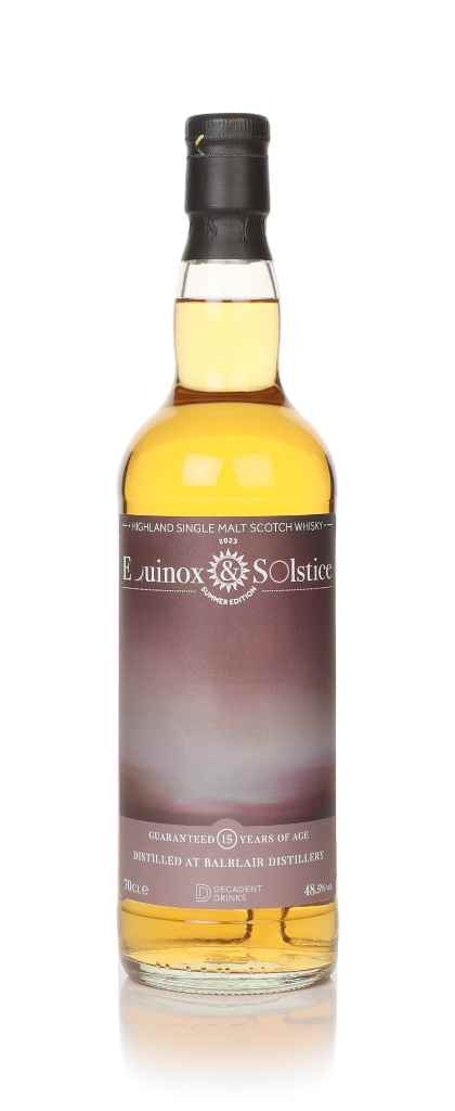 Balblair 15 Year Old Equinox & Solstice Summer 2023 (Decadent Drinks) 70cl product image