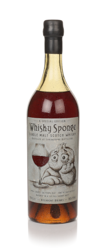 Springbank 26 Year Old 1996 Whisky Sponge Special Edition  (Decadent Drinks) 70cl product image