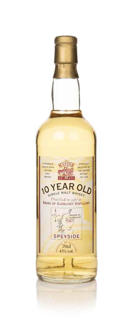 Braes of Glenlivet 10 Year Old 1987 - Master of Malt 70cl product image