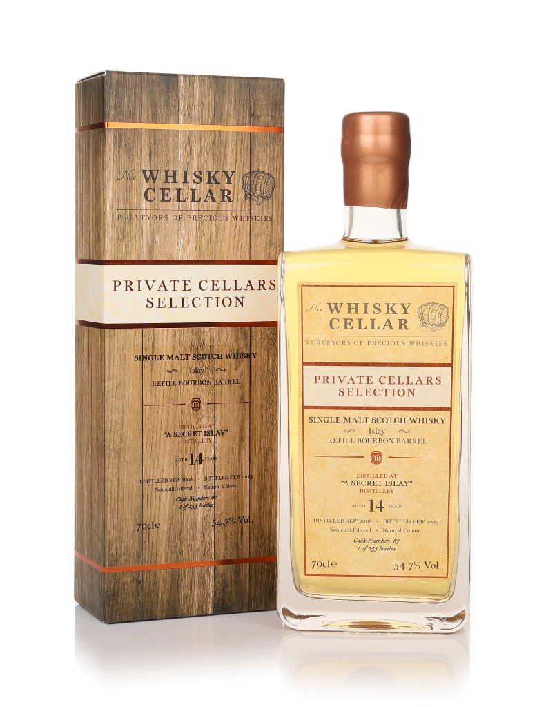 Secret Islay 14 Year Old 2008 (cask 67) - The Whisky Cellar 70cl product image