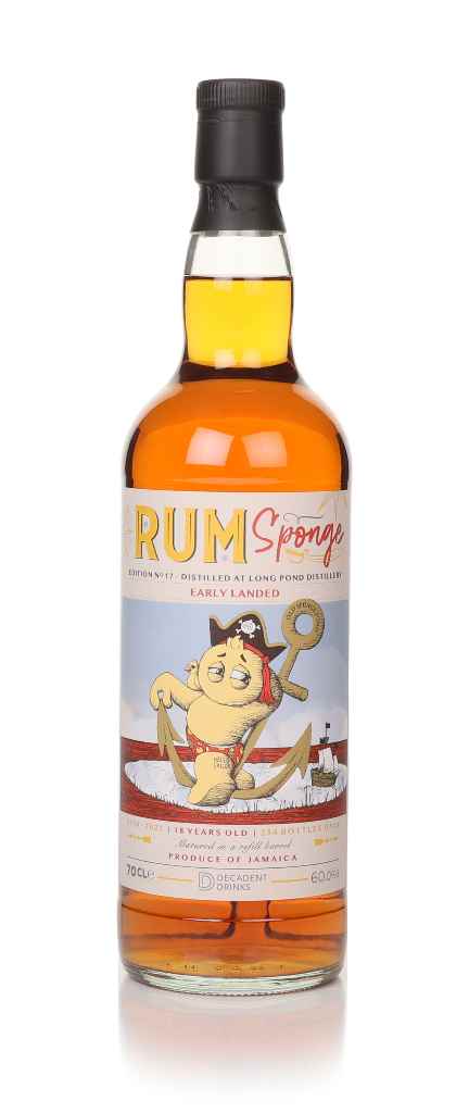 Long Pond 18 Year Old 2004 - Rum Sponge Edition No.17 (Decadent Drinks) 70cl product image