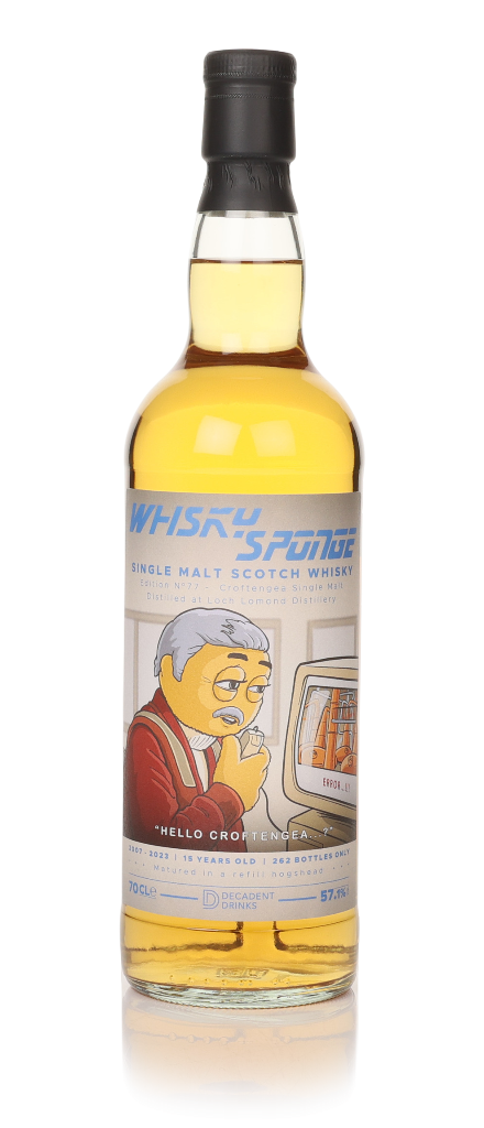 Croftengea 15 Year Old 2007 - Edition No.77 (Whisky Sponge & Decadent Drinks) 70cl product image