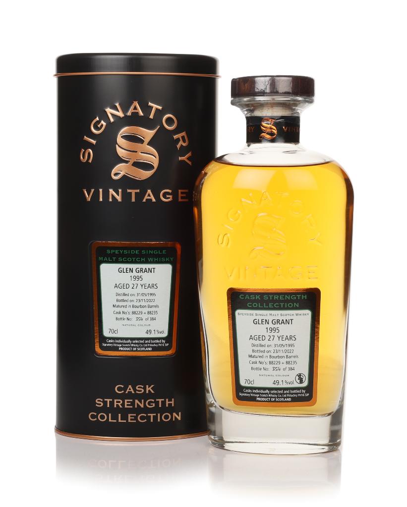 Glen Grant 27 Year Old 1995 (casks 88229 & 88235) - Cask Strength Collection (Signatory) 70cl product image