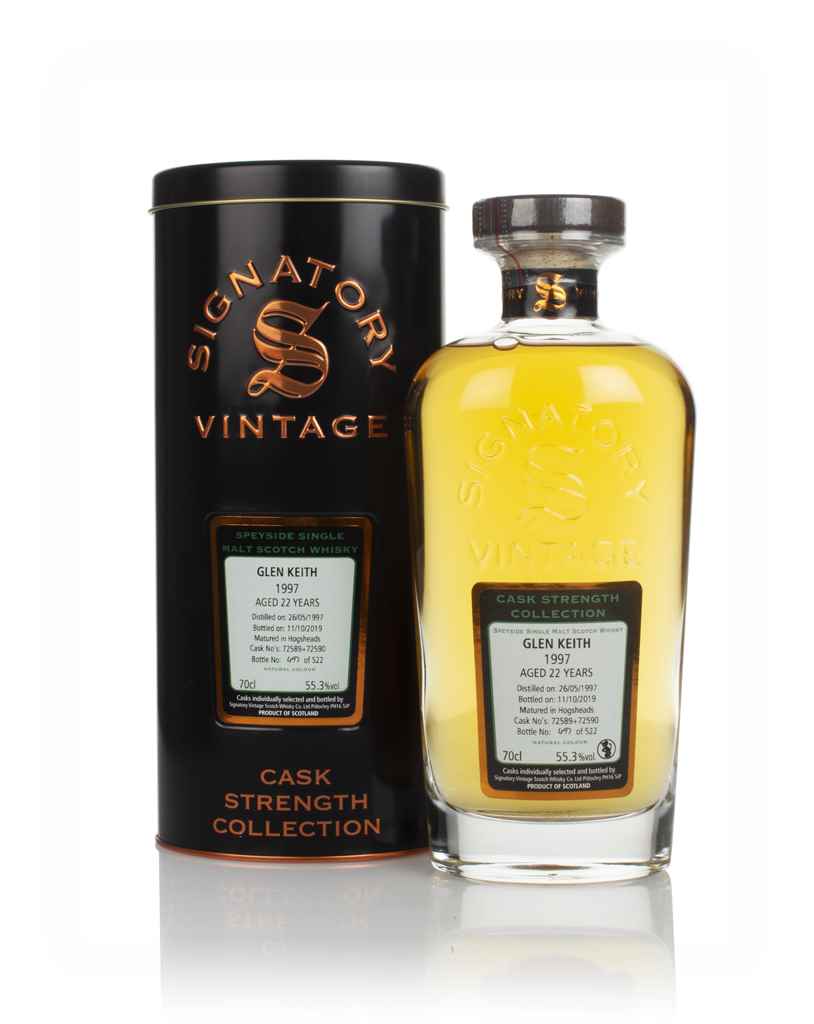 Glen Keith 22 Year Old 1997 (casks 72589 & 72590) - Cask Strength Collection (Signatory) 70cl product image