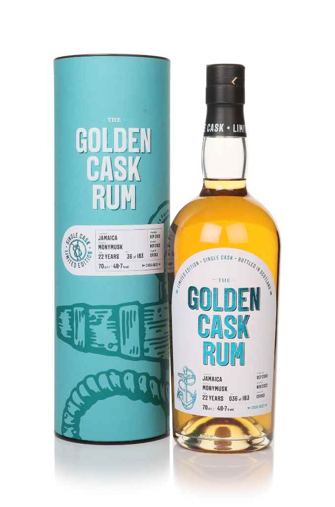 Monymusk 22 Year Old 2000 (cask CR003) - The Golden Cask Rum (House of Macduff) 70cl product image
