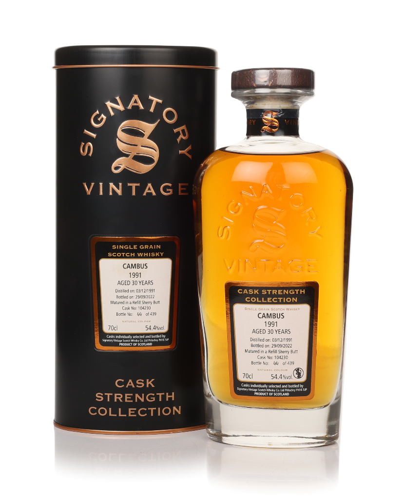 Cambus 30 Year Old 1991 (cask 104230) - Cask Strength Collection (Signatory) 70cl product image
