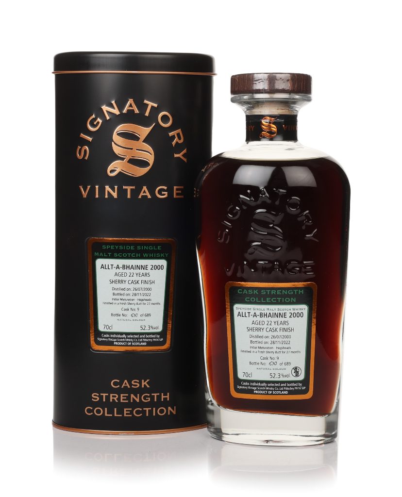 Allt-á-Bhainne 22 Year Old 2000 (cask 9) - Cask Strength Collection (Signatory) 70cl product image