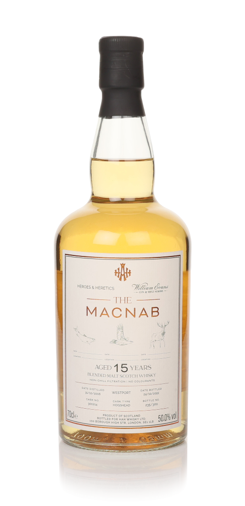 Westport 15 Year Old 2006 (cask 900214) The Macnab - William Evans (Heroes & Heretics) 70cl product image
