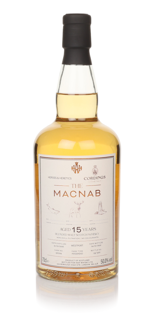 Westport 15 Year Old 2006 (cask 900214) The Macnab - Cordings (Heroes & Heretics) 70cl product image