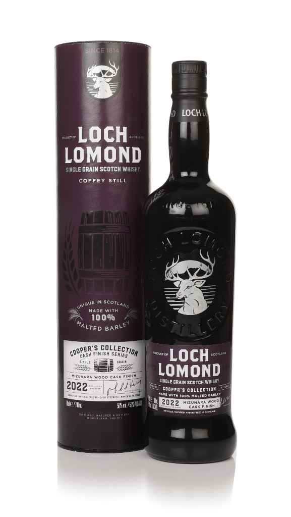 Loch Lomond Coffey Still Single Grain - Cooper's Collection 2022 Mizunara Wood Cask Finish 70cl product image