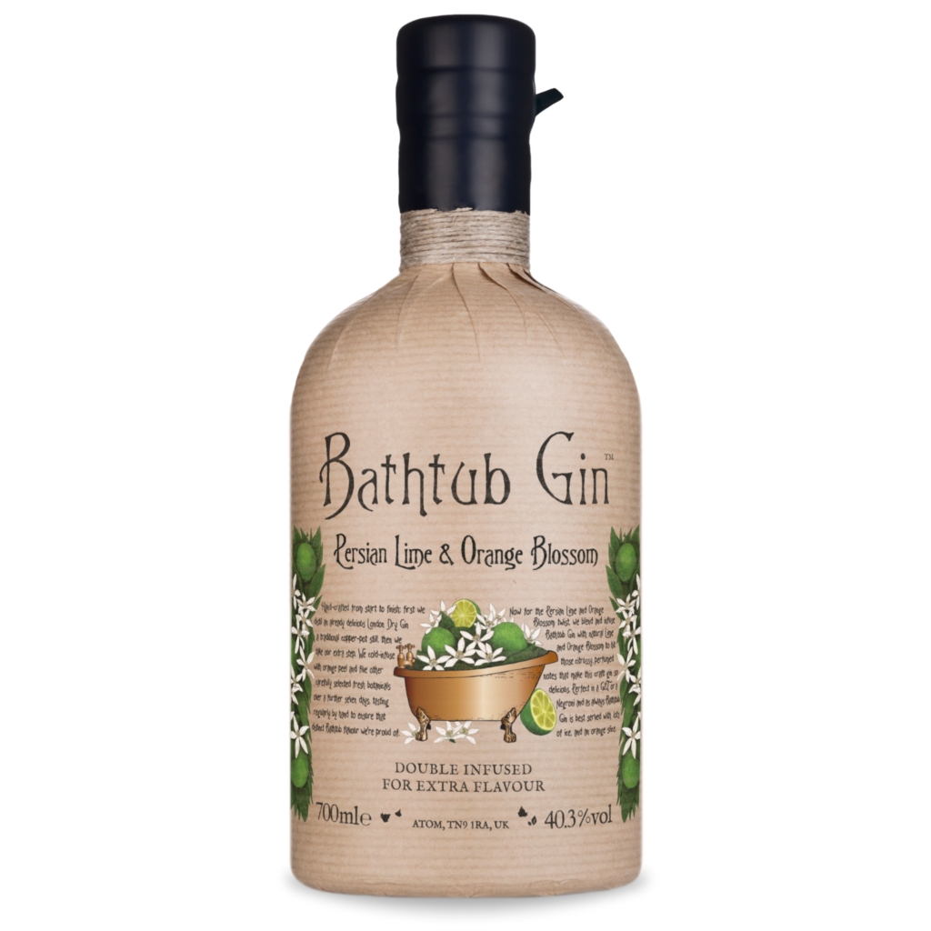 Bathtub Gin - Persian Lime & Orange Blossom 70cl product image