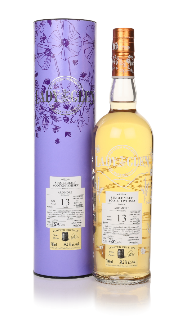 Ardmore 13 Year Old 2009 (cask 90708852) - Lady of the Glen (Hannah Whisky Merchants) 70cl product image