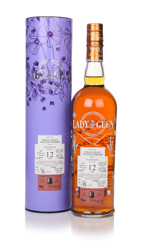 Teaninich 12 Year Old 2010 (cask 721589) - Lady of the Glen (Hannah Whisky Merchants) 70cl product image