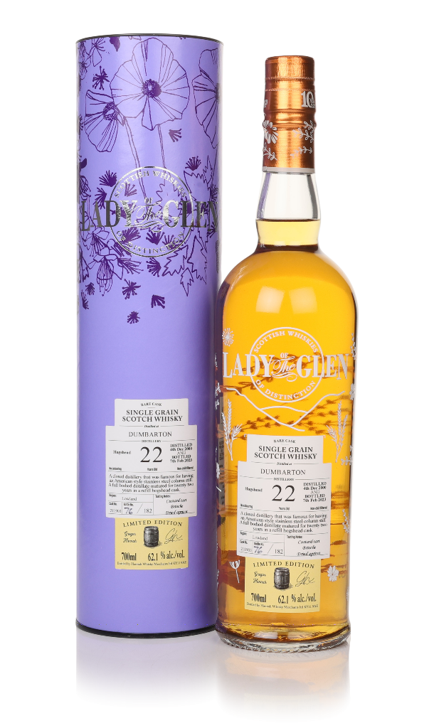 Dumbarton 22 Year Old 2000 (cask 211903) - Lady of the Glen (Hannah Whisky Merchants) 70cl product image