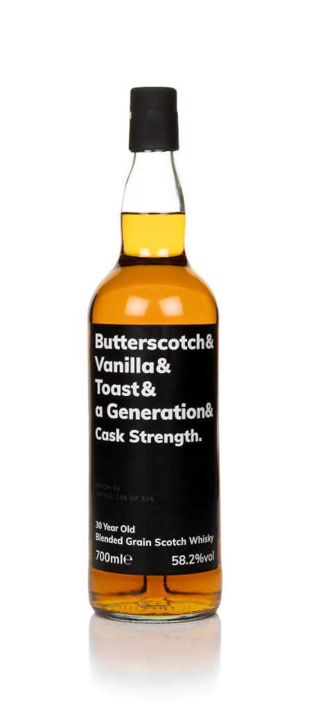 Butterscotch & Vanilla & Toast & A Generation & Cask Strength 30 Year Old Batch 01 70cl product image