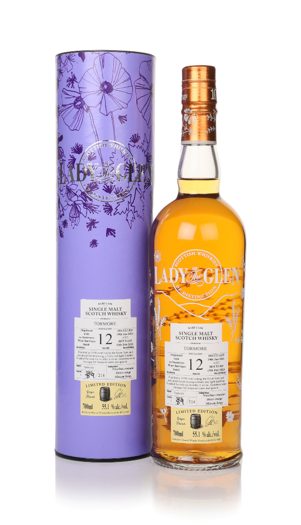 Tormore 12 Year Old 2011 (cask 1) - Lady of the Glen (Hannah Whisky Merchants) (57.3%) 70cl product image