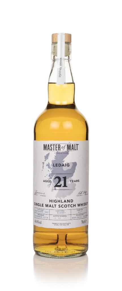 Ledaig 21 Year Old 1997 Single Cask (Master of Malt) 70cl product image