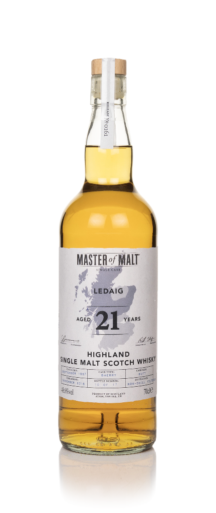 Ledaig 21 Year Old 1997 Single Cask (Master of Malt) 70cl product image