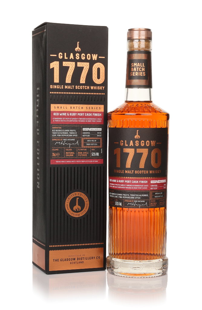 Glasgow 1770 – Red Wine & Ruby Port Cask Finish 70cl product image