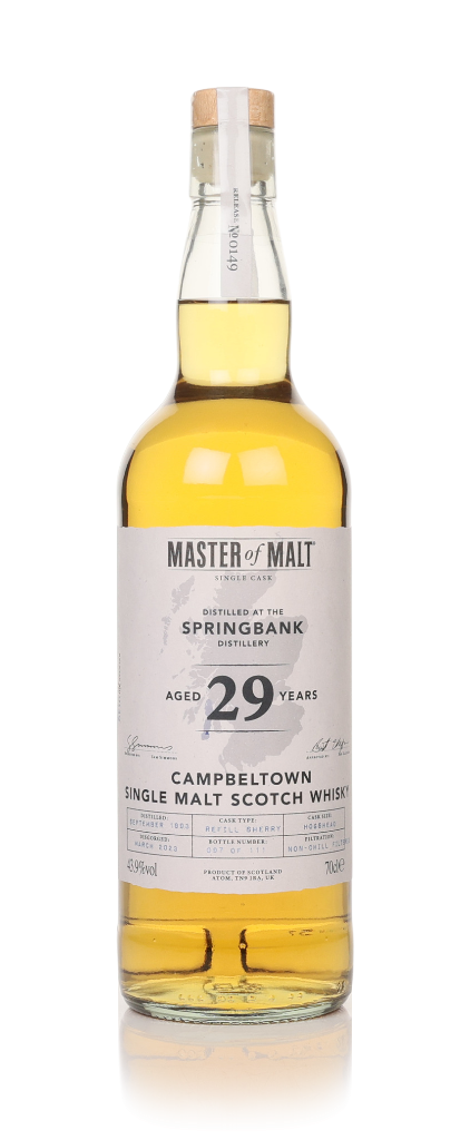 Springbank 29 Year Old 1993 Single Cask (Master of Malt) 70cl product image