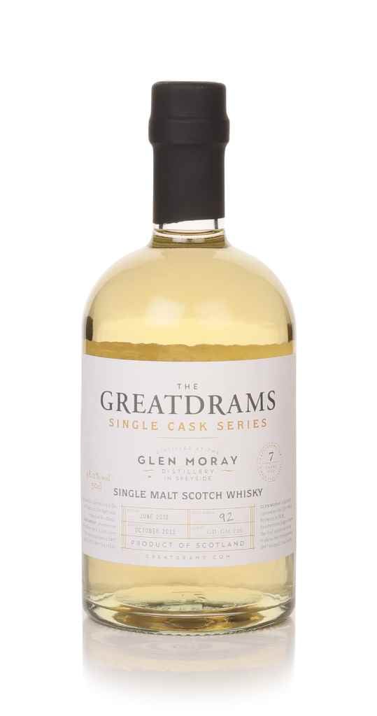 Glen Moray 7 Year Old 2012 - Single Cask Series (GreatDrams) 50cl product image